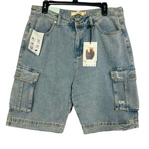 Madison Blue Cargo Shorts Knee-Length Casual